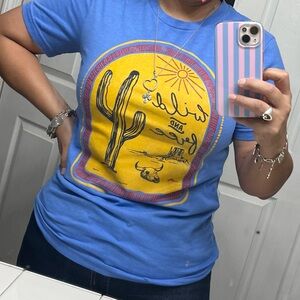 Blue Graphic Short Sleeve Tee